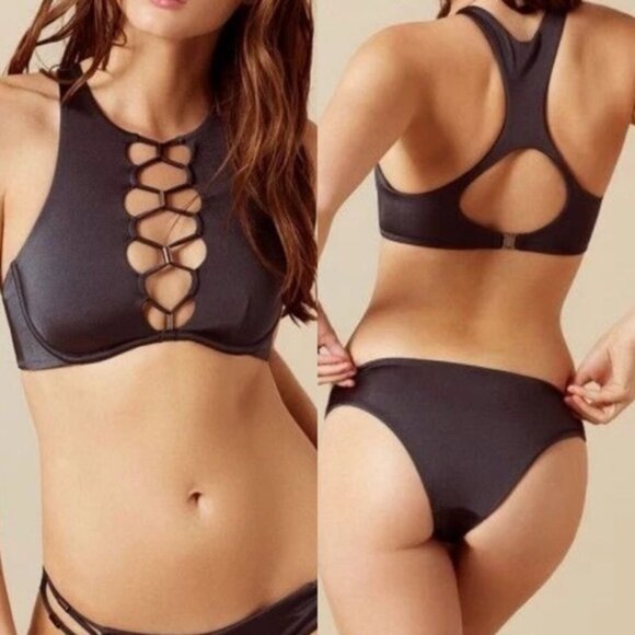 AGENT PROVOCATEUR black AMERIE BIKINI top 32B - Picture 1 of 7